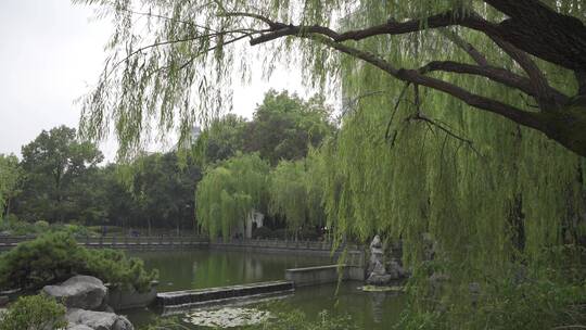 杭州江寺公园古典园林风景