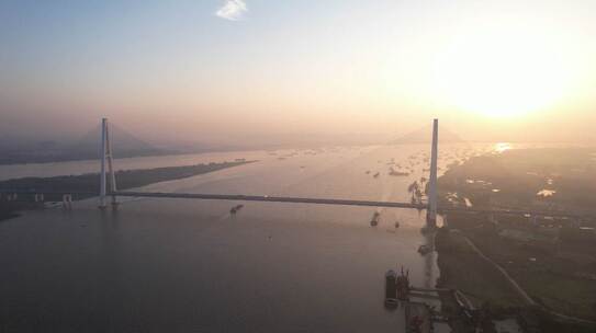 武汉青山大桥航拍