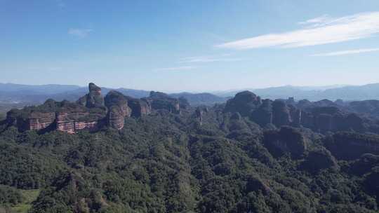 祖国大好河山广东丹霞山5A景区航拍