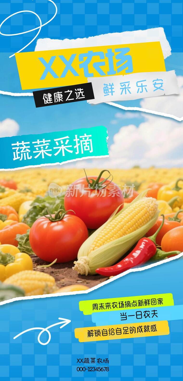 农场鲜采乐安蔬菜采摘宣传详情1