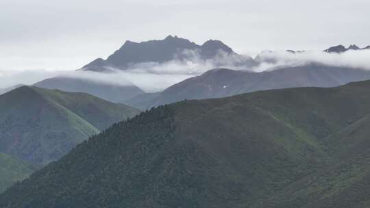 西藏高山云海