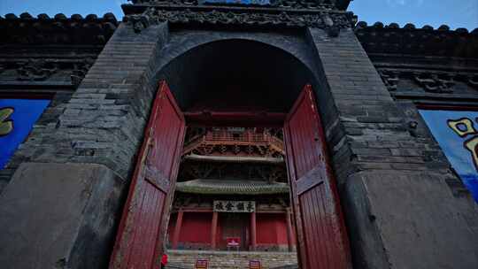 山西地标古建筑应县木塔山西