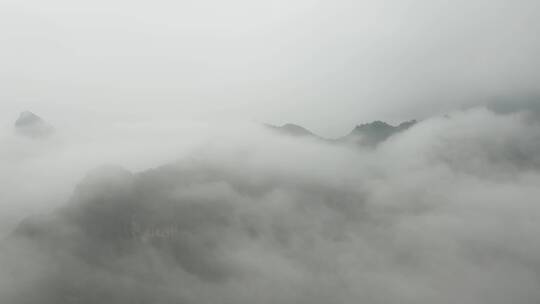 浙江温州雁荡山大龙湫景区航拍