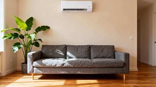 室内沙发空调绿植家居场景