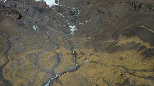西藏日喀则卡若拉冰川无人机航拍视频