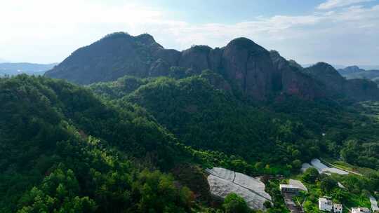 4K江西汉仙岩风景区航拍