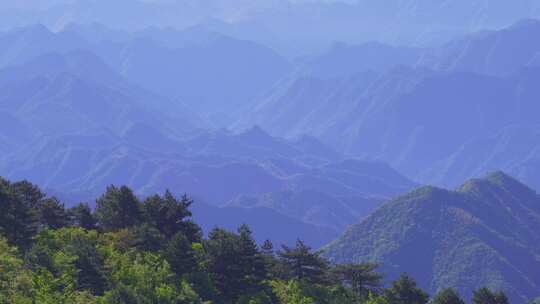 杭州临安大明山牵牛岗群山风景