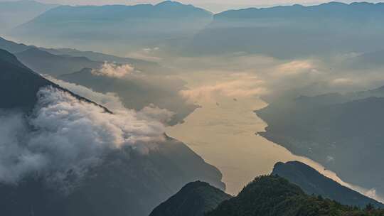 8K长江三峡锦绣河山壮美山河延时