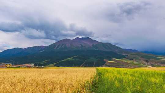 祁连阿咪东索景区 牛心山延时拍摄