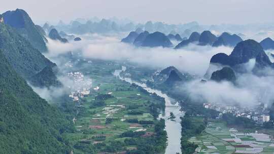 桂林山水 桂林风光 桂林航拍 风光风景