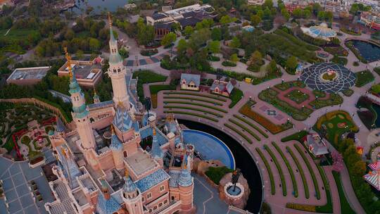 世界知名的迪士尼乐园视频素材模板下载