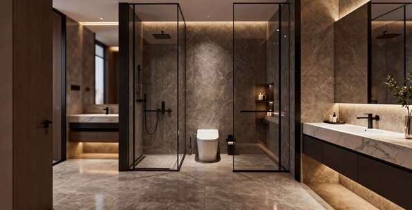 现代风格豪华卫生间素材