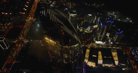 苏州城市地标夜景