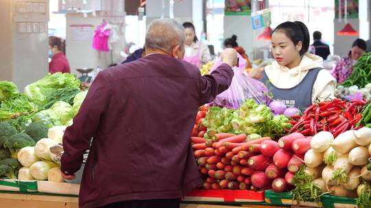 4K菜市场实拍素材视频视频素材模板下载