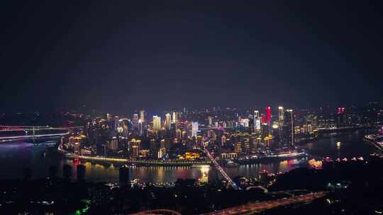 重庆夜景航拍