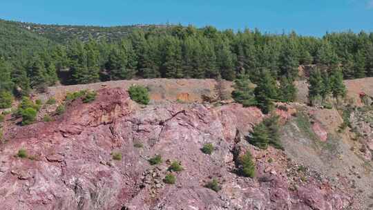 山，采石场，岩石，砾石