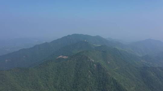 航拍浙江绍兴新昌天姥山群山