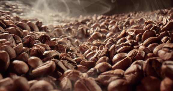 烤制咖啡豆烘焙咖啡豆