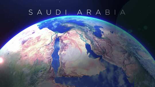 沙特阿拉伯从太空