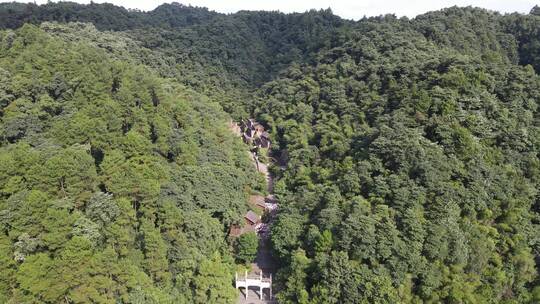 湖南常德桃花源5A景区航拍