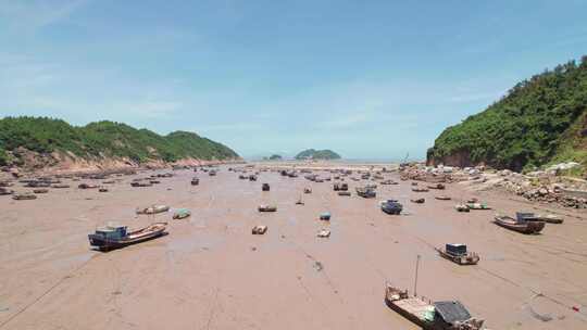 福建霞浦天然避风港航拍