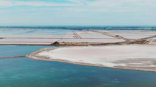 盐沼，盐湖，法国