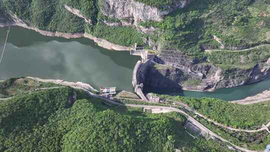 鸭池河水电站航拍