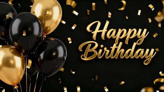 生日派对庆祝生日祝福视频 生日蛋糕