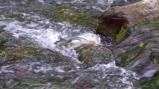 大山里的溪流活水