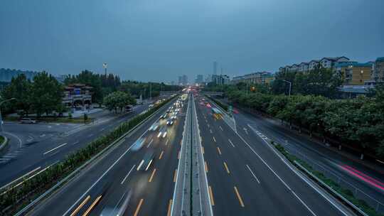 北京_城市道路_延时_京通快速路_车流001