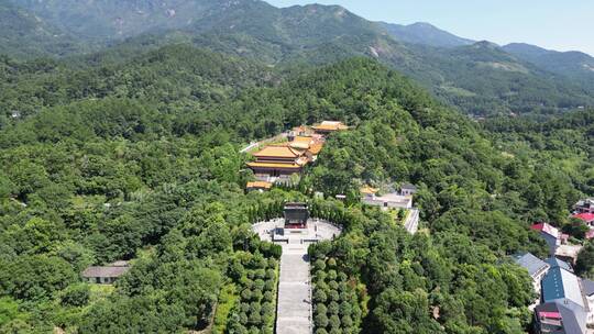 南岳衡山万寿大鼎福寿寺航拍