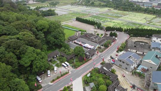 航拍福建古田会议旧址5A景区