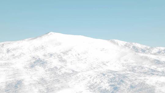 雪山三维地形动画