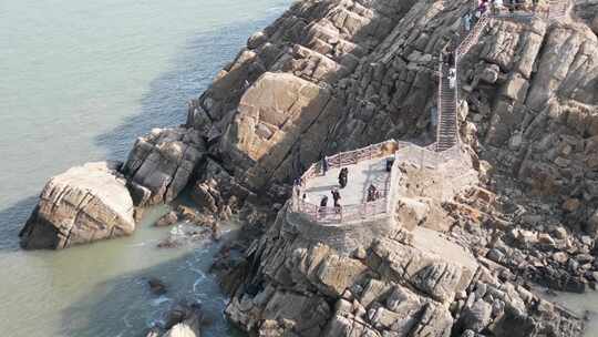 威海 宣传片 观景台 海礁 海岸线