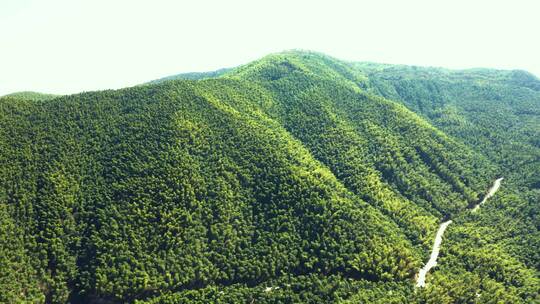 浙江湖州德清王位山航拍视频素材模板下载