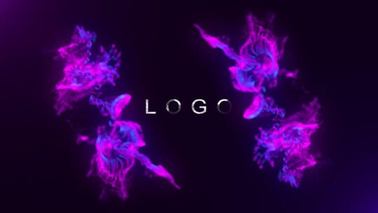 梦幻飞舞粒子扩散特效LOGO演绎4KAE模板AE视频素材教程下载