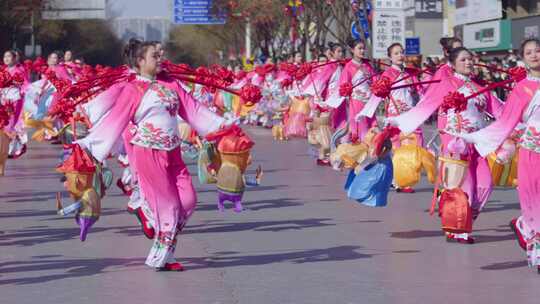 陕北秧歌  榆林  陕西  秧歌  佳县  大秧歌