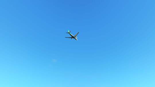 4K飞机经过澳门港珠澳大桥航拍