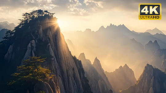 峨眉山武当山伏牛山恒山风景旅游视频素材1