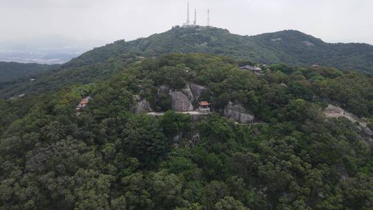 航拍泉州清源山5A景区