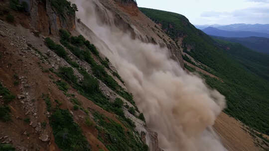 山体滑坡自然泥石流塌方