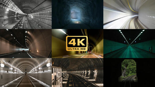 隧道穿梭动态光影素材高清在线视频素材下载