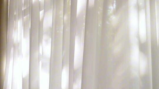 窗帘唯美飘动光影