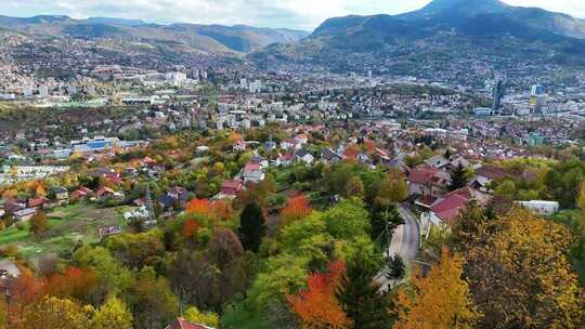 4K萨拉热窝的秋天