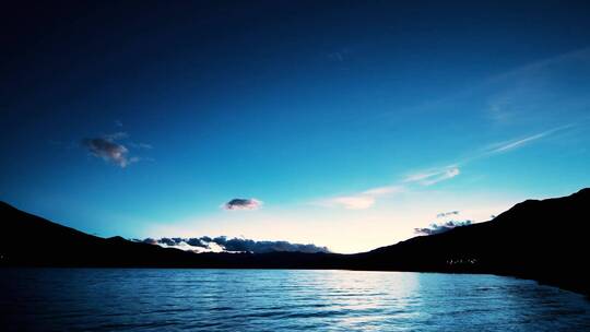 【三花航拍】西藏羊湖星空延时日转夜