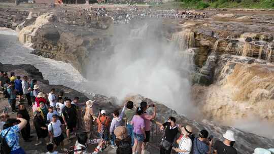 黄河黄河壶口瀑布江河山河河流奔腾河流长江