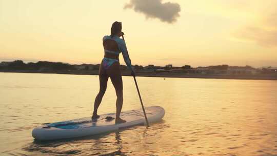 充气，海滩，Sup，海