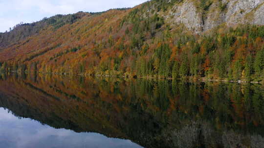 美丽的奥地利秋湖视频素材模板下载