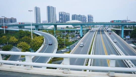 中国道路交通厦门立交桥城市发展城市风光