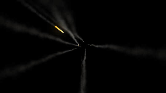 黑色背景光线特效